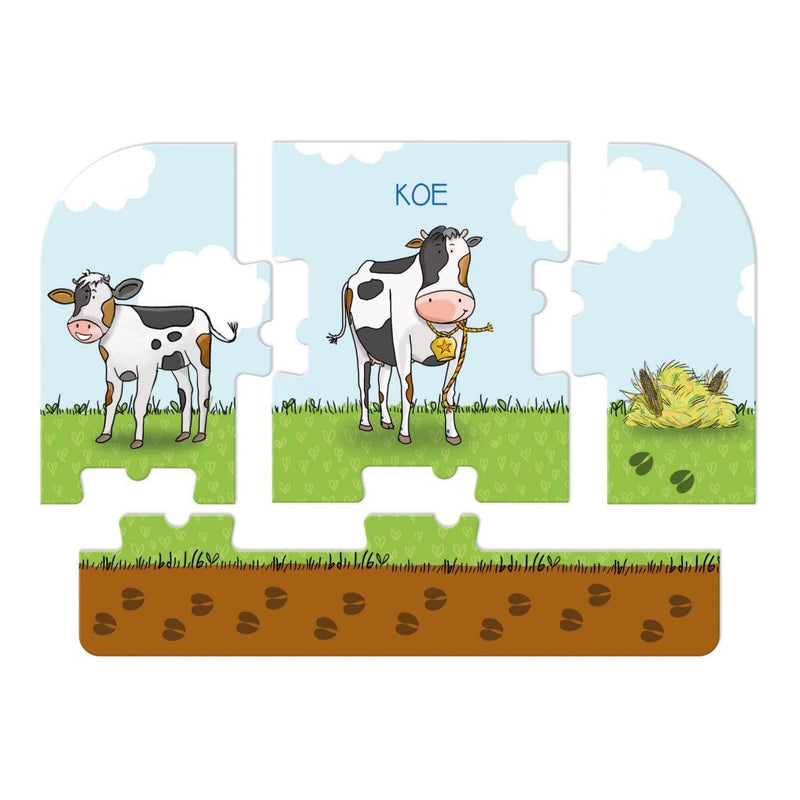 Laad de afbeelding in de Gallery-viewer, Clementoni Fien En Teun Op De Boerderij Puzzelspel
