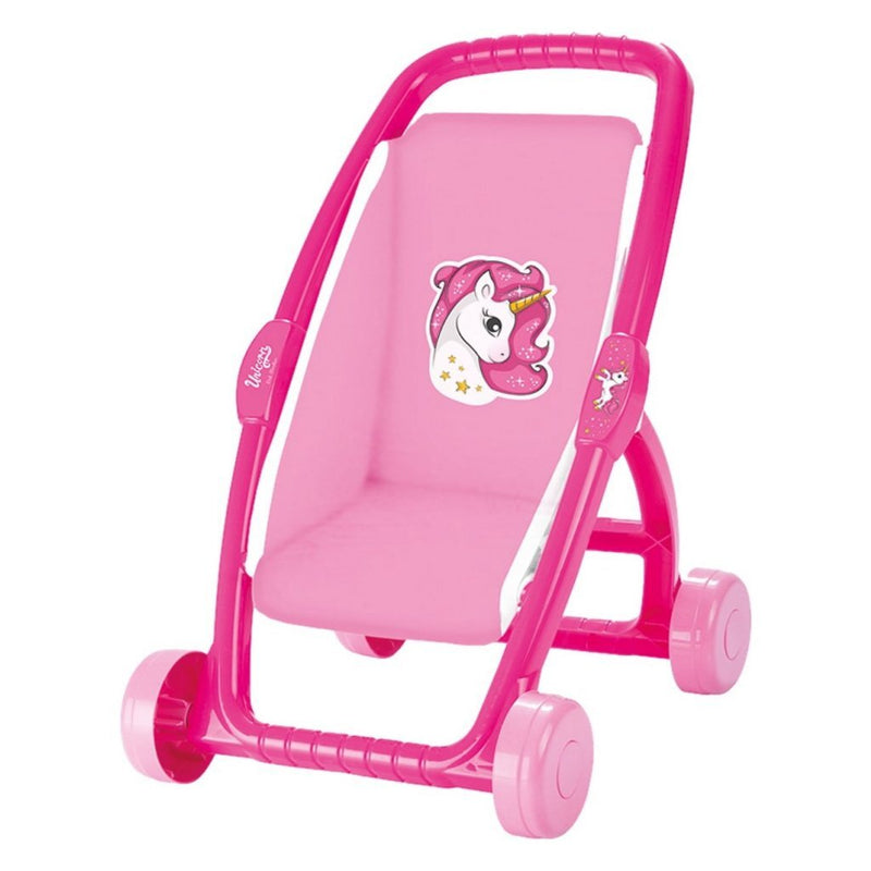 Laad de afbeelding in de Gallery-viewer, Dolu Eenhoorn Kinderwagen Roze
