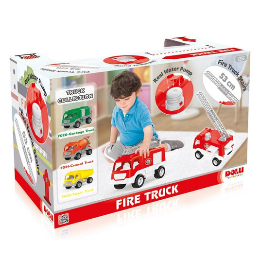 Dolu Brandweerwagen Rood/Wit