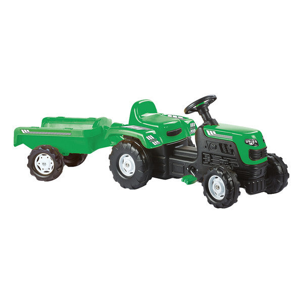 Laad de afbeelding in de Gallery-viewer, Dolu Tractor Ranchero Met Aanhanger Groen
