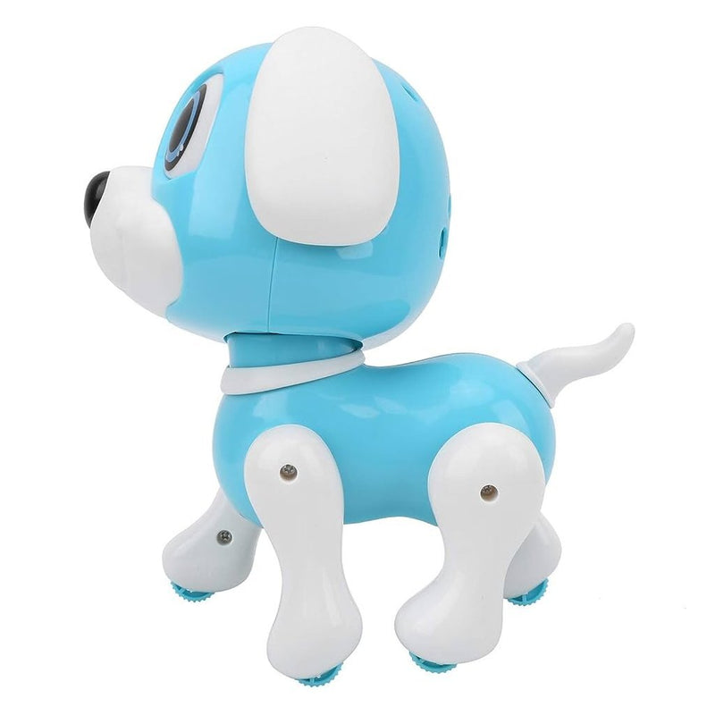 Laad de afbeelding in de Gallery-viewer, Overige Merken Robot Puppy Rick 20 Cm + Licht En Geluid Blauw/Wit
