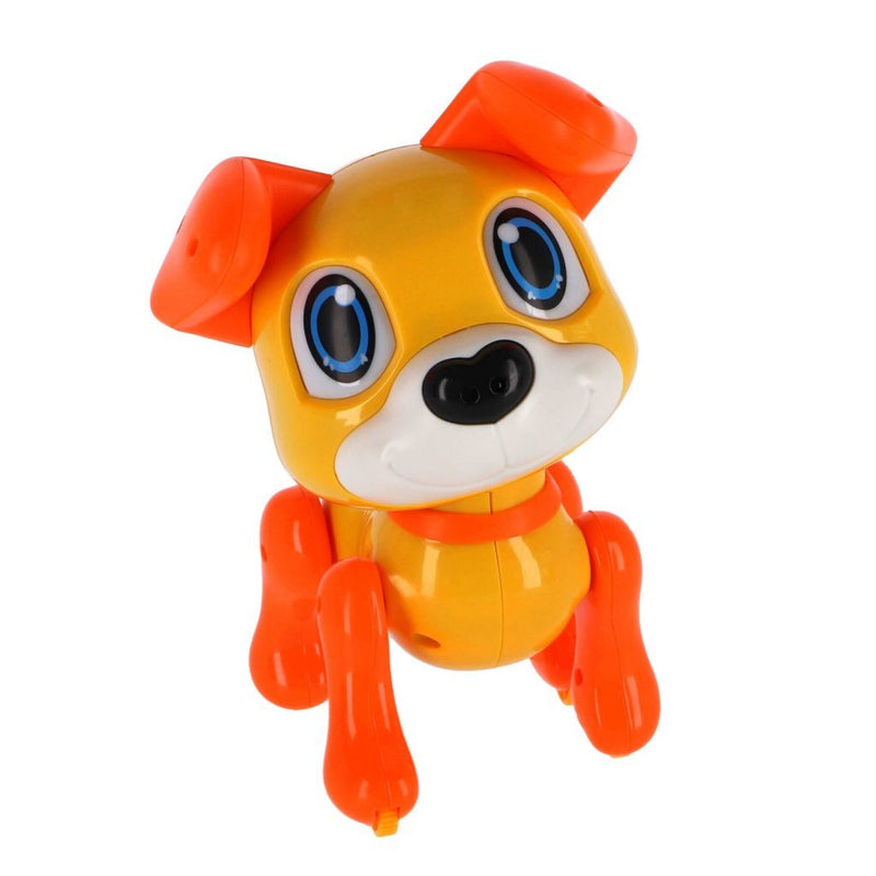 Laad de afbeelding in de Gallery-viewer, Overige Merken Robot Puppy Rick 20 Cm + Licht En Geluid Geel/Oranje
