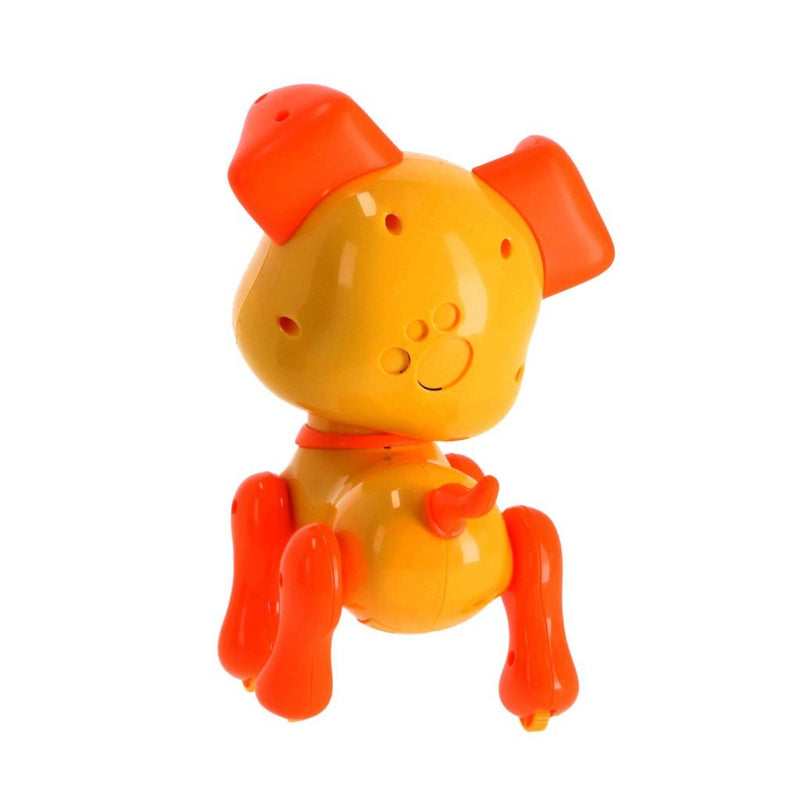 Laad de afbeelding in de Gallery-viewer, Overige Merken Robot Puppy Rick 20 Cm + Licht En Geluid Geel/Oranje
