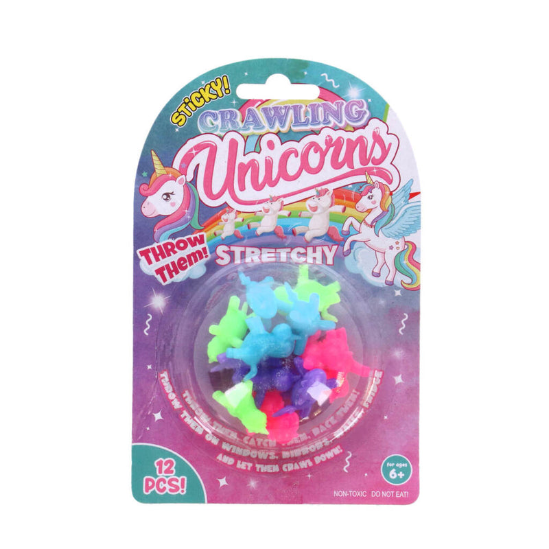 Laad de afbeelding in de Gallery-viewer, Unicorn Kruipende Sticky Raamlopers 12 Stuks
