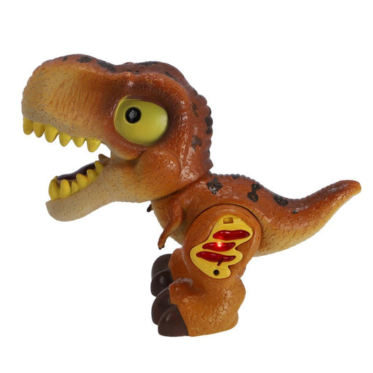 Dinobase Dino + Licht En Geluid Bruin