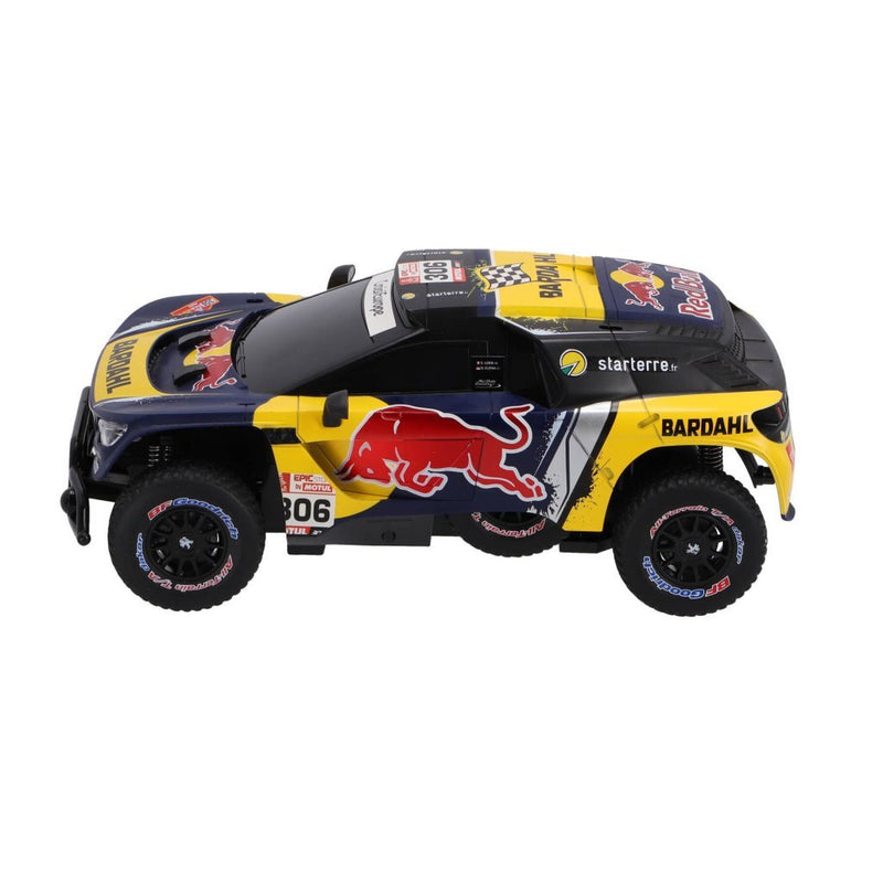 Laad de afbeelding in de Gallery-viewer, Overige Merken Rc Peugeot Red Bull Rallywagen 1:16
