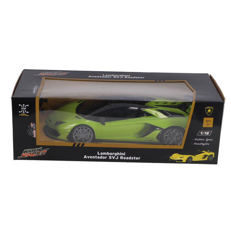 Laad de afbeelding in de Gallery-viewer, Kool Speed Rc Lamborghini Aventador Svj Roadster 1:16 + Licht Neon Groen
