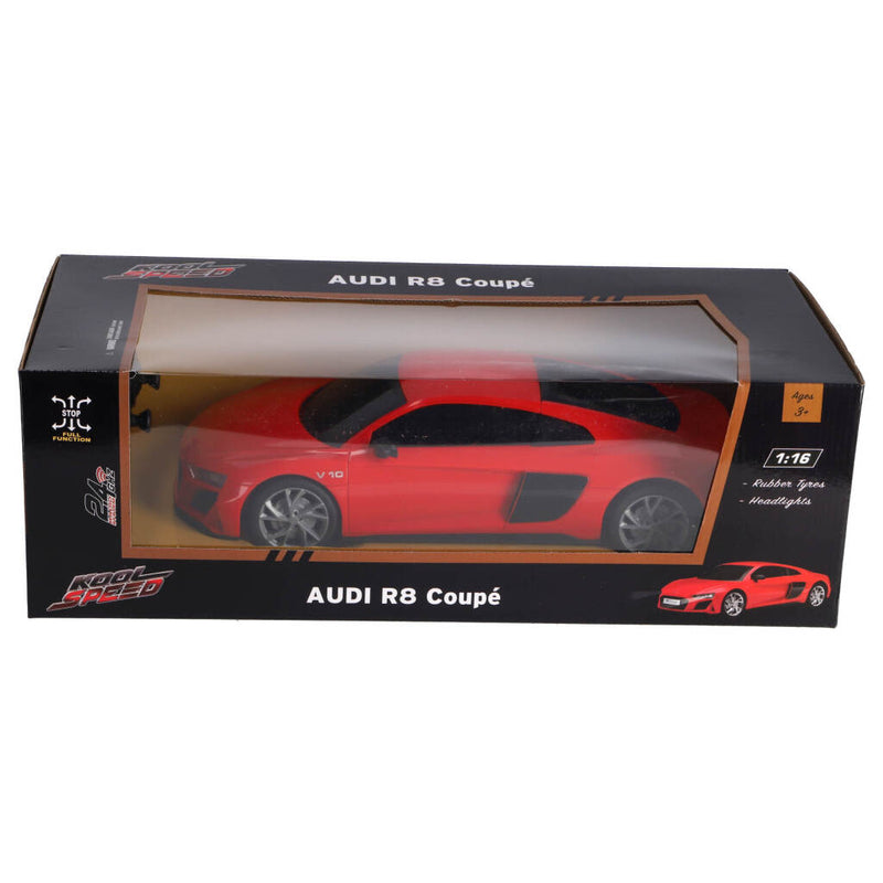 Laad de afbeelding in de Gallery-viewer, Kool Speed Rc Audi R8 V10 Coup&Eacute; 1:16 + Licht Rood
