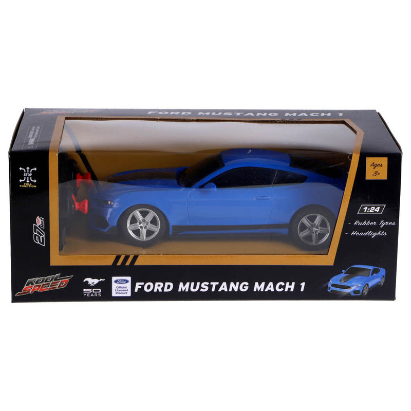 Laad de afbeelding in de Gallery-viewer, Kool Speed Rc Ford Mustang Mach 1 1:24 + Licht Blauw
