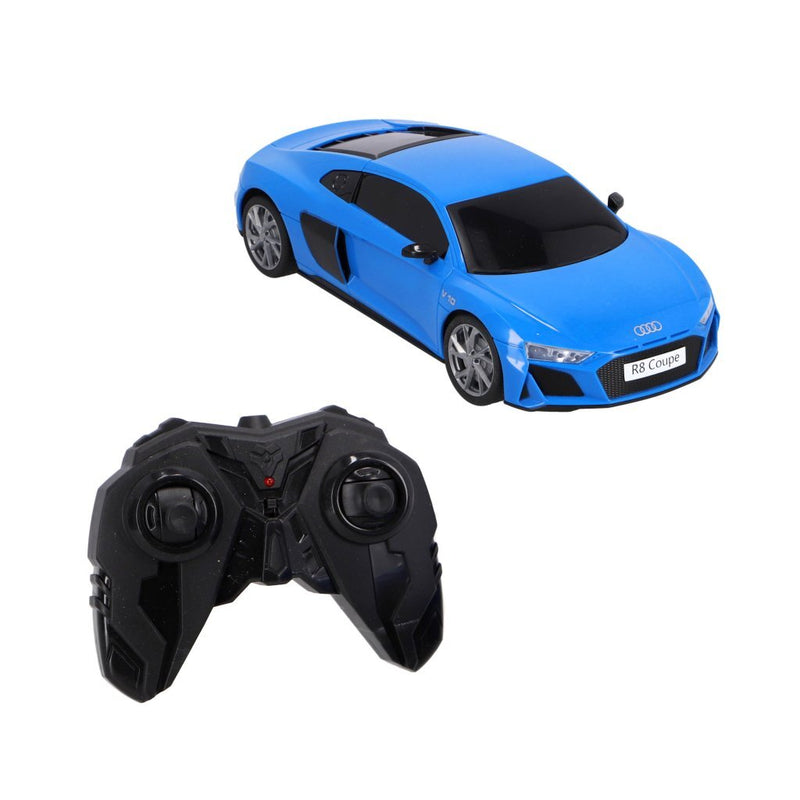 Laad de afbeelding in de Gallery-viewer, Kool Speed Rc Audi Audi R8 V10 Coup&Eacute; 1:16 + Licht Blauw
