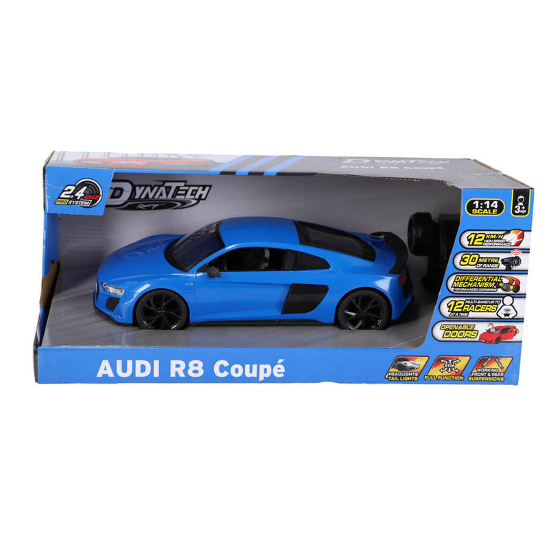 Laad de afbeelding in de Gallery-viewer, Overige Merken Rc Audi R8 Coup&Eacute; 1:14 + Licht Blauw
