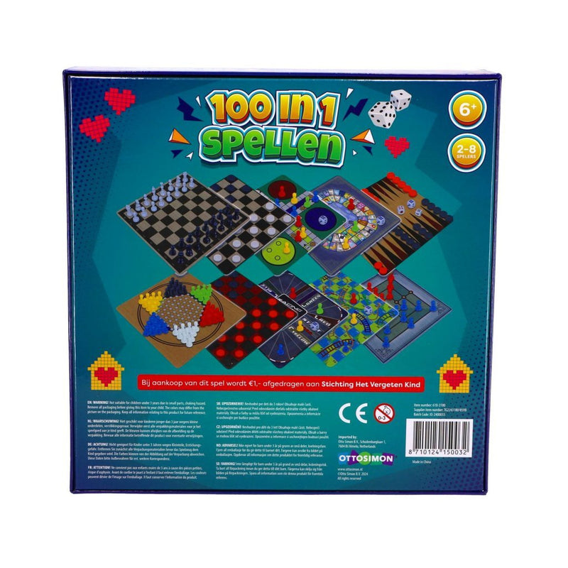 Laad de afbeelding in de Gallery-viewer, Overige Merken Spellendoos 100In1 Spellen
