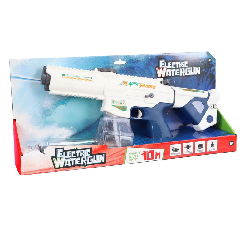 Laad de afbeelding in de Gallery-viewer, Overige Merken Elektrisch Waterpistool 43 Cm Wit/Blauw
