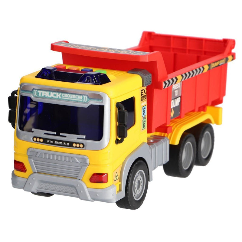 Laad de afbeelding in de Gallery-viewer, Overige Merken Constructie Truck 30 Cm + Licht En Geluid
