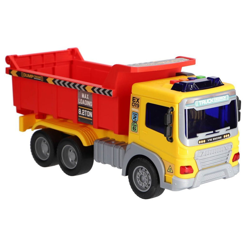 Laad de afbeelding in de Gallery-viewer, Overige Merken Constructie Truck 30 Cm + Licht En Geluid

