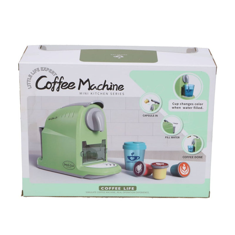 Laad de afbeelding in de Gallery-viewer, Overige Merken Speelgoed Koffiemachine Mint
