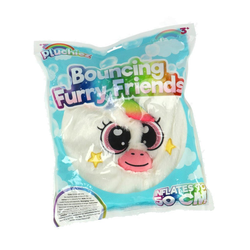 Laad de afbeelding in de Gallery-viewer, Pluchiez Amazing Cool Bal Bouncing Knuffel Eenhoorn 50 Cm
