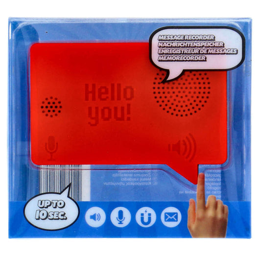 Overige Merken Memo Recorder Magnetisch Rood