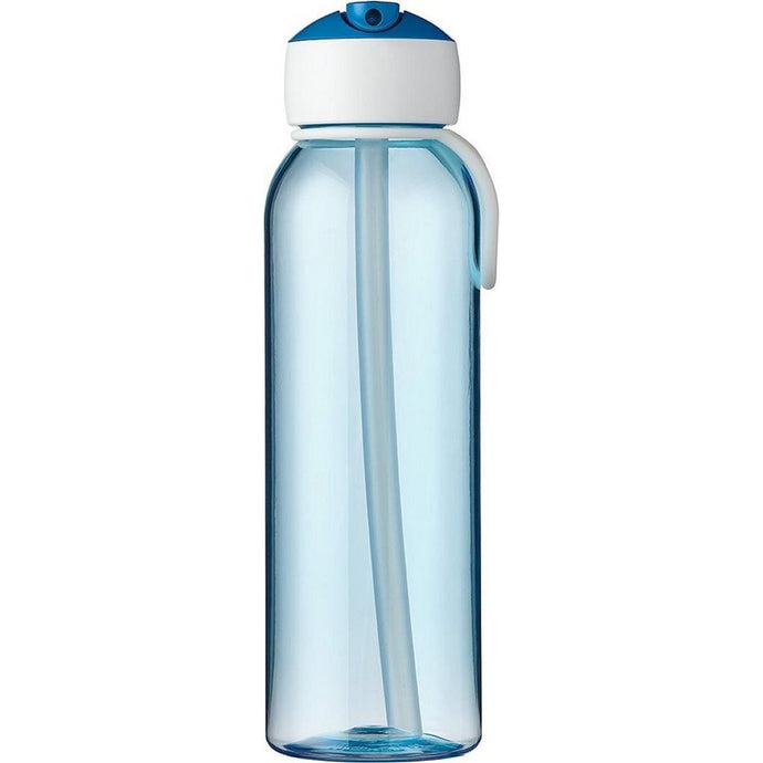 Mepal Campus Flip-Up Waterfles 500 Ml Blauw/Transparant