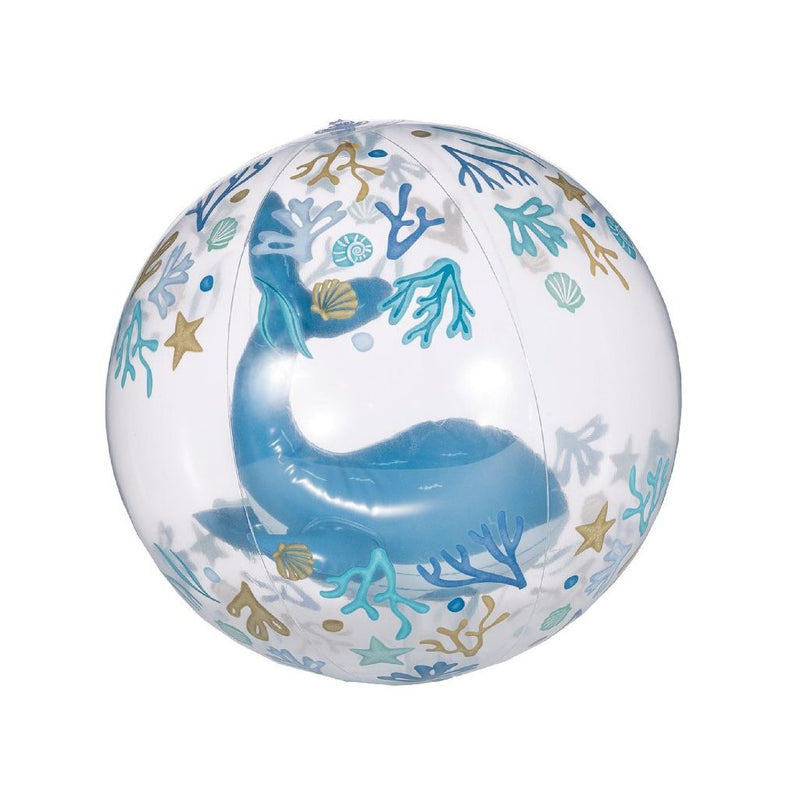 Laad de afbeelding in de Gallery-viewer, Little Dutch Ocean Dreams 3D Strandbal Walvis 35 Cm
