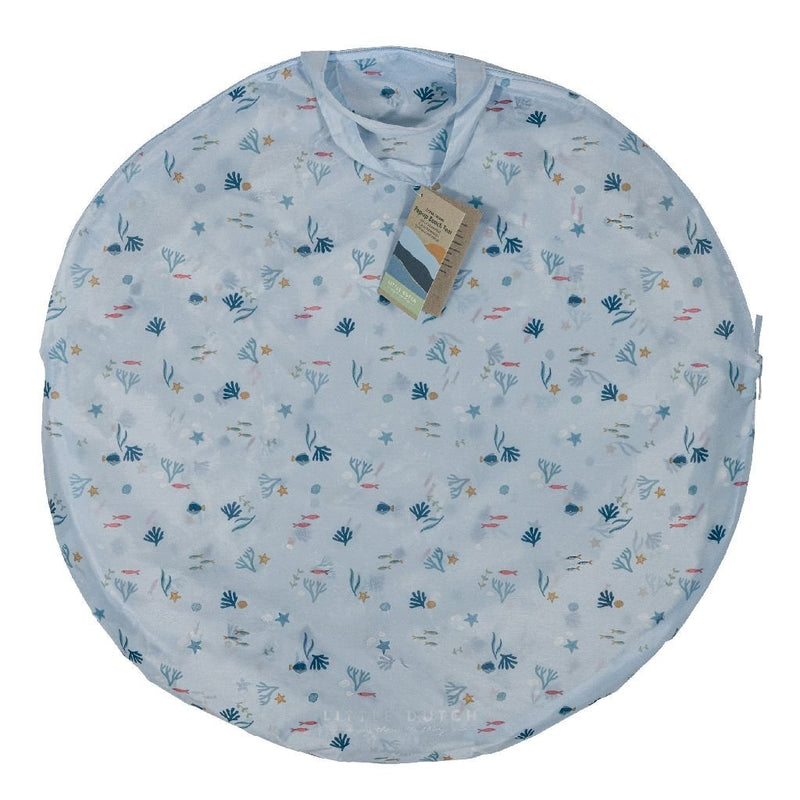 Laad de afbeelding in de Gallery-viewer, Little Dutch Ocean Dreams Pop-Up Tent 122X110X122 Cm Blauw
