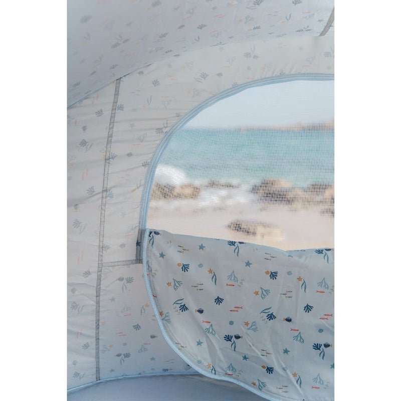 Laad de afbeelding in de Gallery-viewer, Little Dutch Ocean Dreams Pop-Up Tent 122X110X122 Cm Blauw
