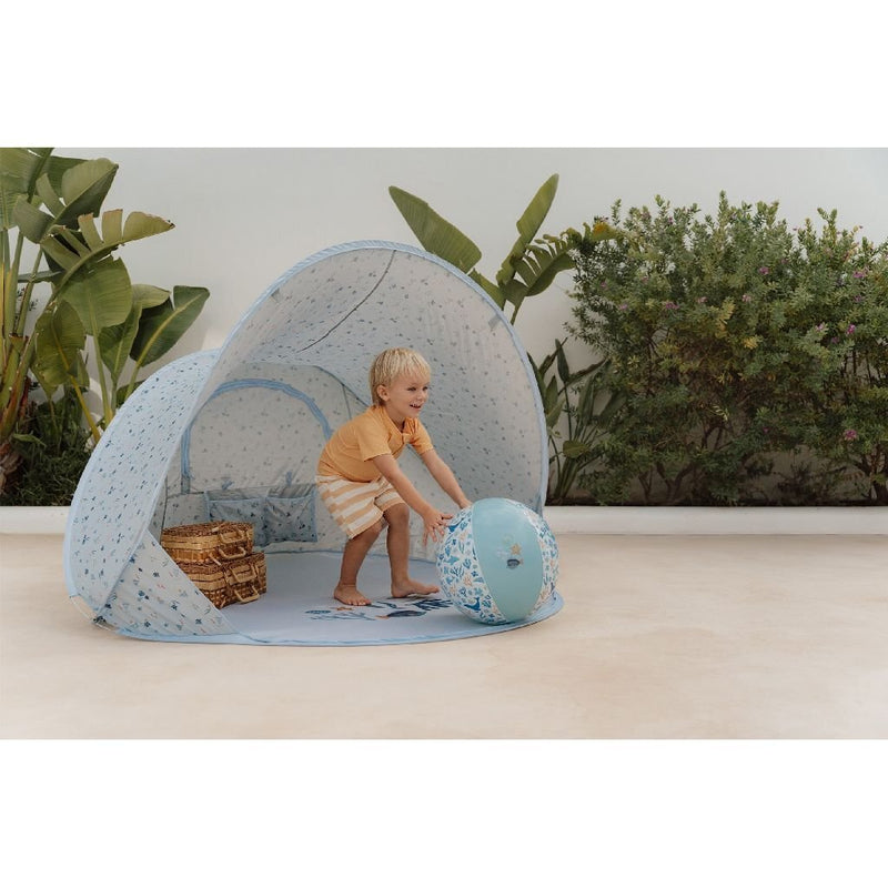 Laad de afbeelding in de Gallery-viewer, Little Dutch Ocean Dreams Pop-Up Tent 122X110X122 Cm Blauw
