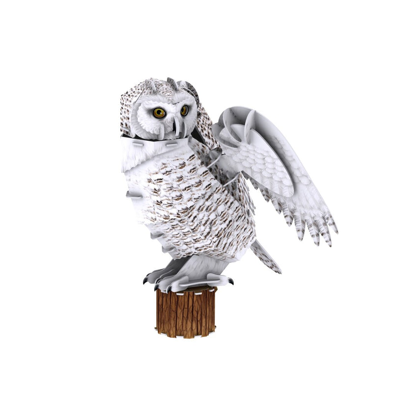 Laad de afbeelding in de Gallery-viewer, Cubic Fun National Geographic 3D Puzzel Sneeuwuil 32 Stukjes
