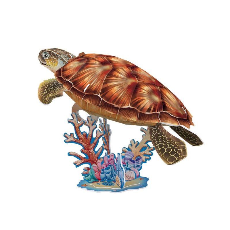 Laad de afbeelding in de Gallery-viewer, Cubic Fun National Geographic 3D Puzzel Zeeschildpad 31 Stukjes
