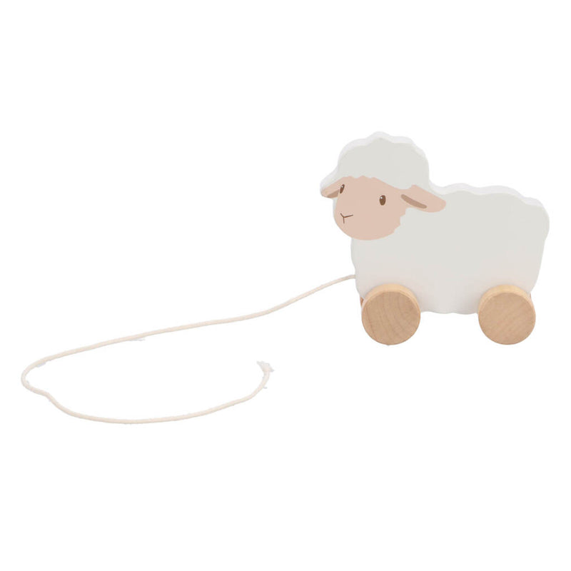 Laad de afbeelding in de Gallery-viewer, Little Dutch Farm Houten Trekdier Schaap
