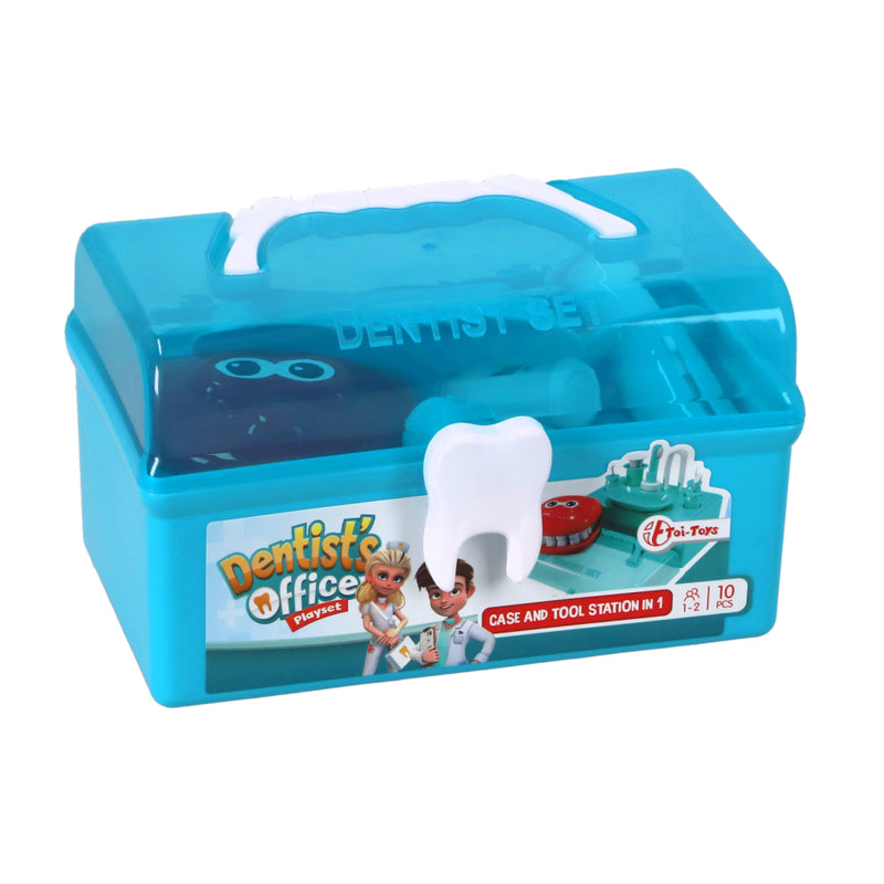 Laad de afbeelding in de Gallery-viewer, Toi-Toys Tandartskoffer Met Accessoires 10-Delig

