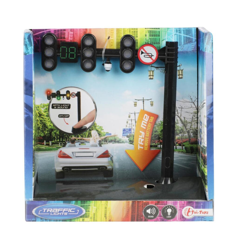 Laad de afbeelding in de Gallery-viewer, Toi-Toys Verkeerslicht Matrix + Licht En Geluid
