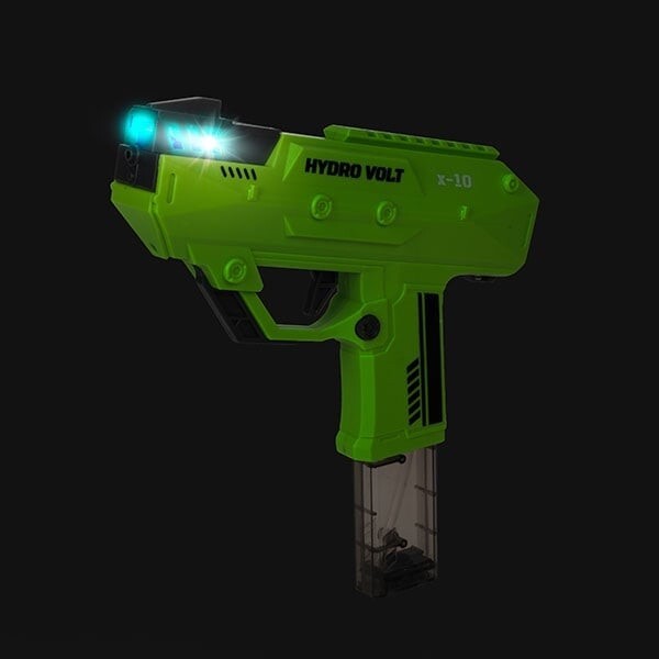 Laad de afbeelding in de Gallery-viewer, Splash Elektrisch Waterpistool Wave Met Licht Groen/Rood
