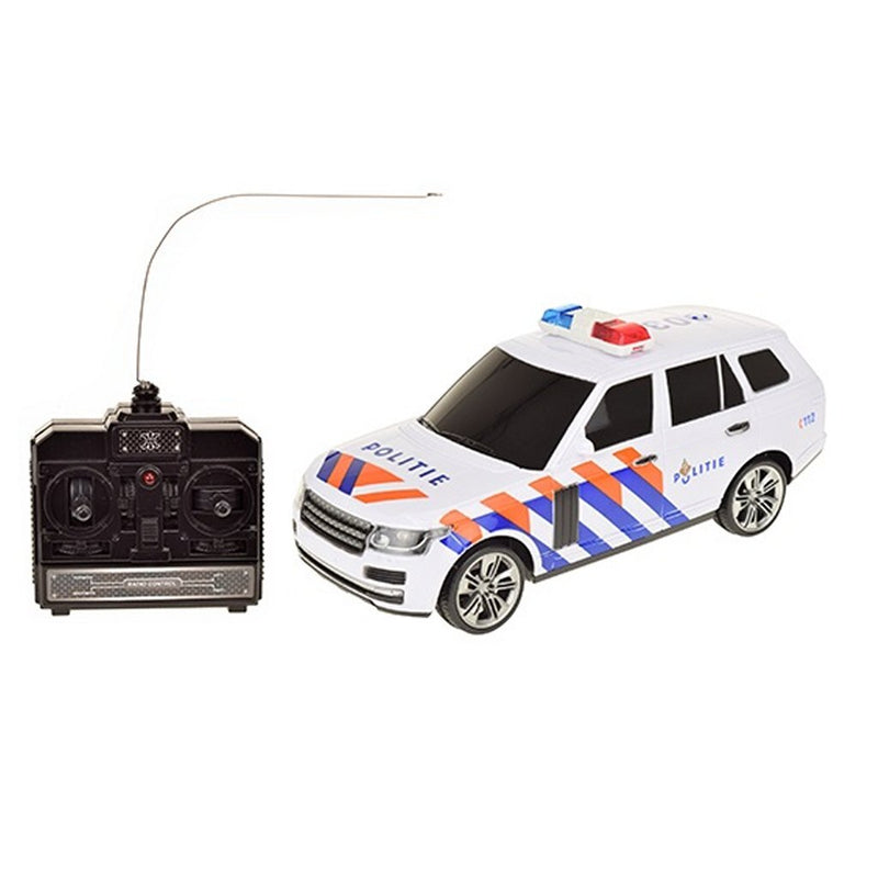 Laad de afbeelding in de Gallery-viewer, Toi-Toys Rc Politieauto + Licht En Geluid 24 Cm

