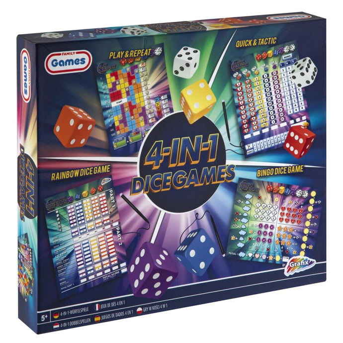 Family Games 4In1 Dobbelspellen