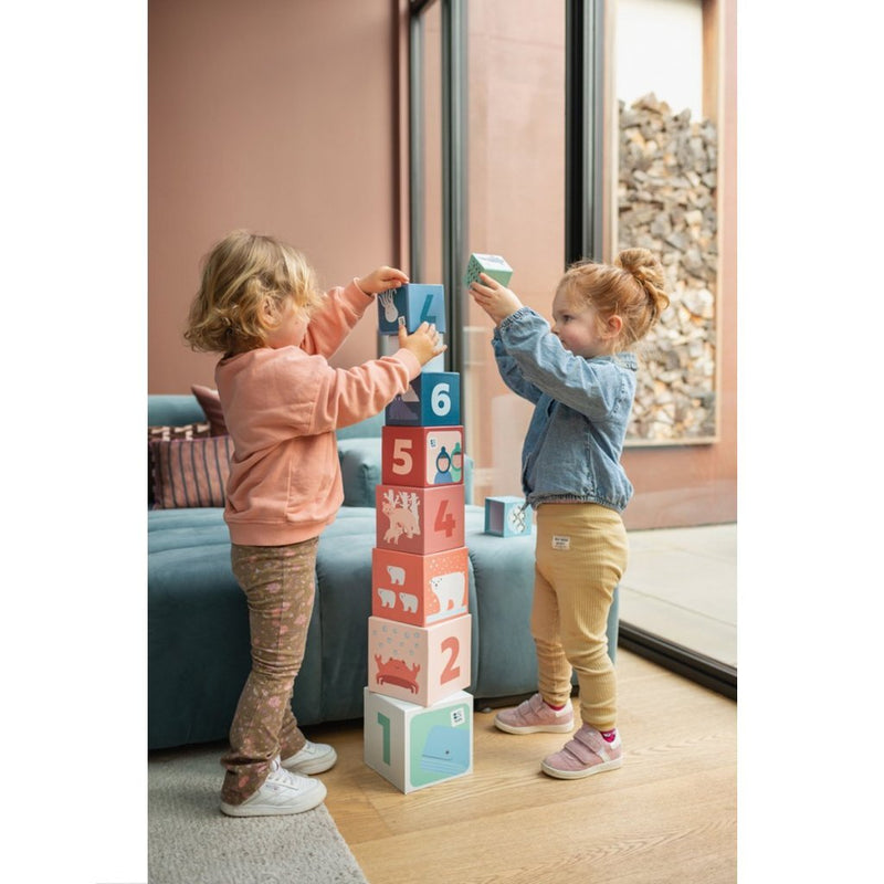 Laad de afbeelding in de Gallery-viewer, Overige Merken Bs Toys Stapeltoren
