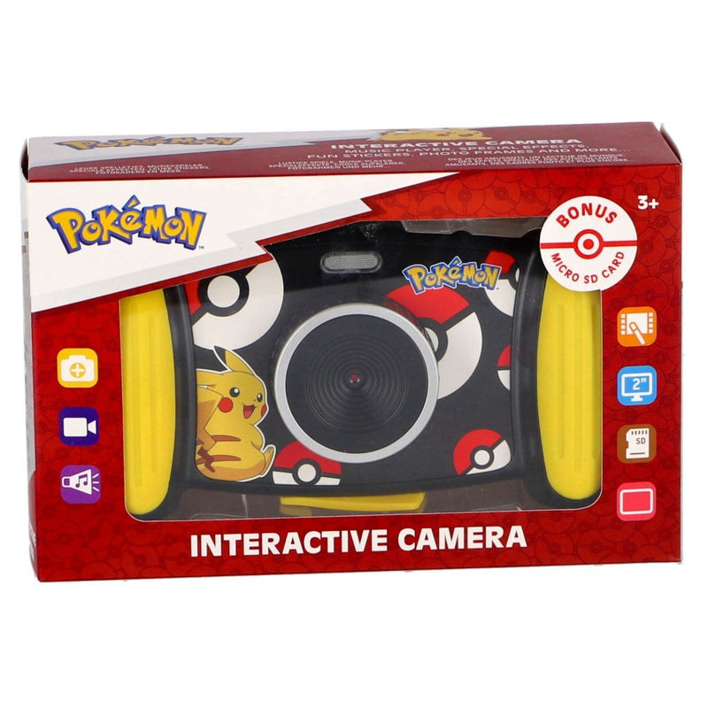 Laad de afbeelding in de Gallery-viewer, Pokemon Pok&Eacute;Mon Interactieve Camera Zwart/Geel
