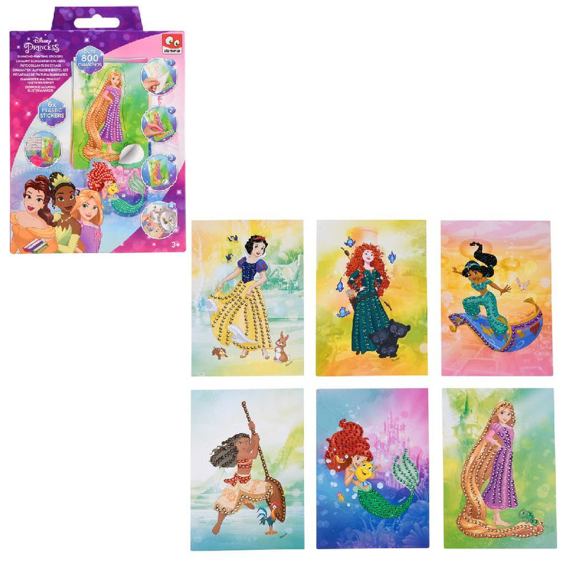 Laad de afbeelding in de Gallery-viewer, Disney Princess Diamond Stickers Maken
