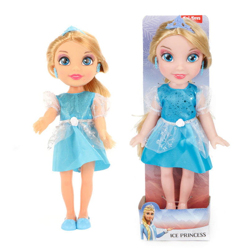 Laad de afbeelding in de Gallery-viewer, Ice Princess Toi-Toys Pop Ijsprinses 28 Cm Blauw
