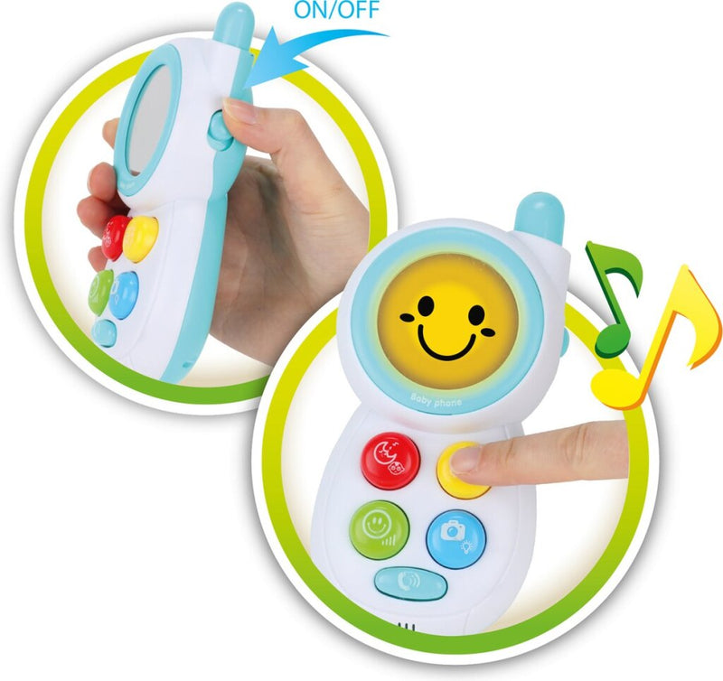 Laad de afbeelding in de Gallery-viewer, Little Stars Toi-Toys Little Stars Babytelefoon Junior 13Cm Wit
