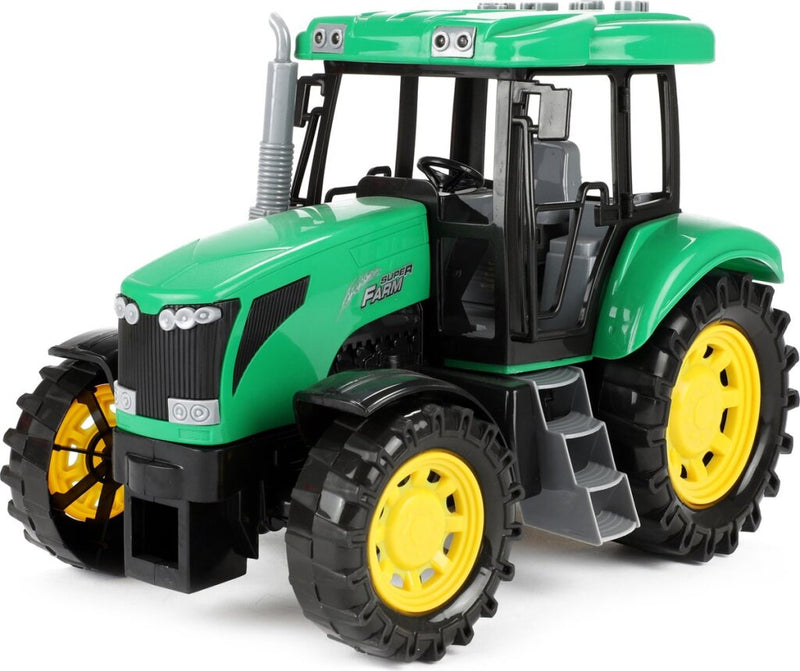 Laad de afbeelding in de Gallery-viewer, Tractor Tractor Groot 27Cm Met Licht En Geluid
