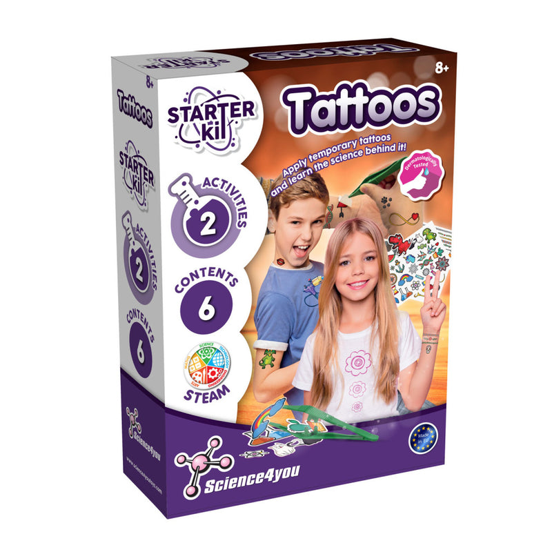 Laad de afbeelding in de Gallery-viewer, Science4You Starter Kit Tattoos
