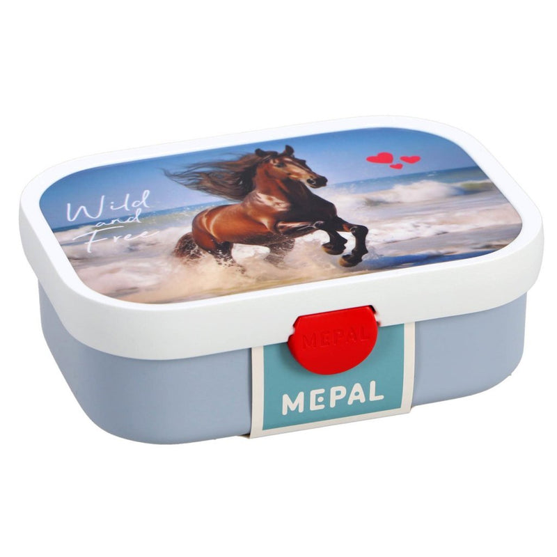 Laad de afbeelding in de Gallery-viewer, Mepal Lunchbox Campus Wild Horse Wit/Blauw
