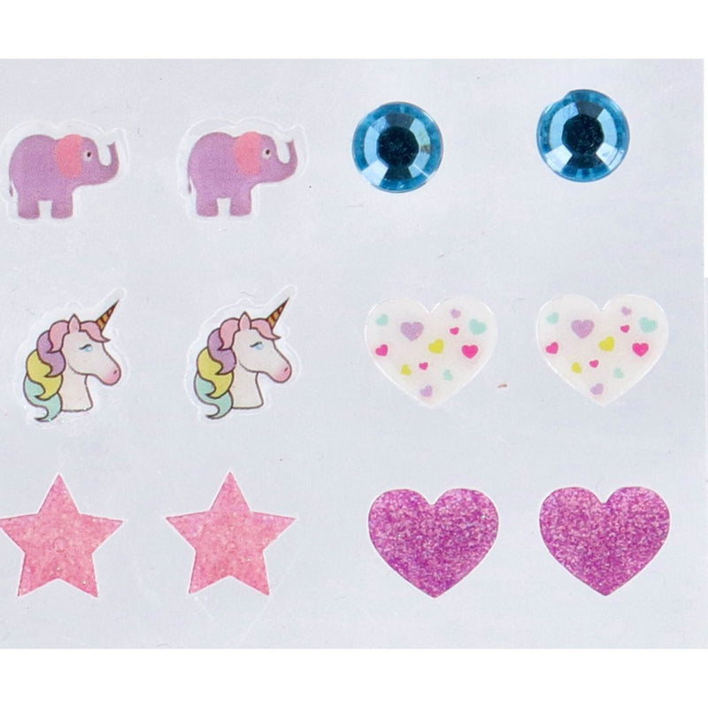 Laad de afbeelding in de Gallery-viewer, Overige Merken Unicorn Oorbellen Stickers
