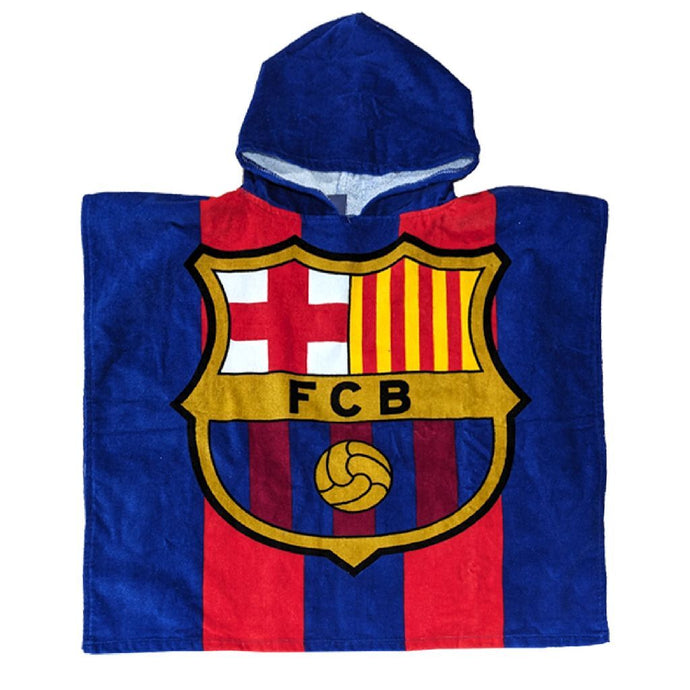 Overige Merken Fc Barcelona Badponcho 60X120 Cm Blauw/Rood