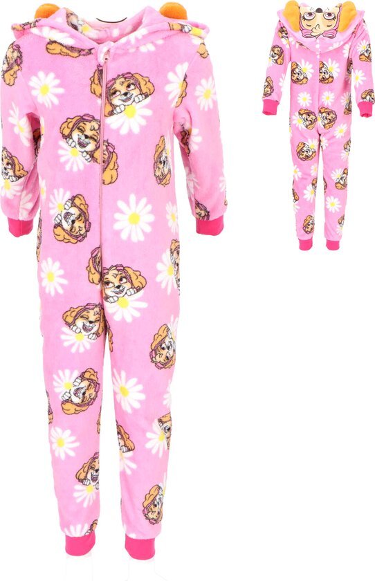 Laad de afbeelding in de Gallery-viewer, Paw Patrol Onesie Paw Patrol Roze Maat 98-104
