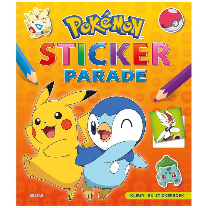 Deltas Kleur- En Stickerboek PokÉMon Sticker Parade