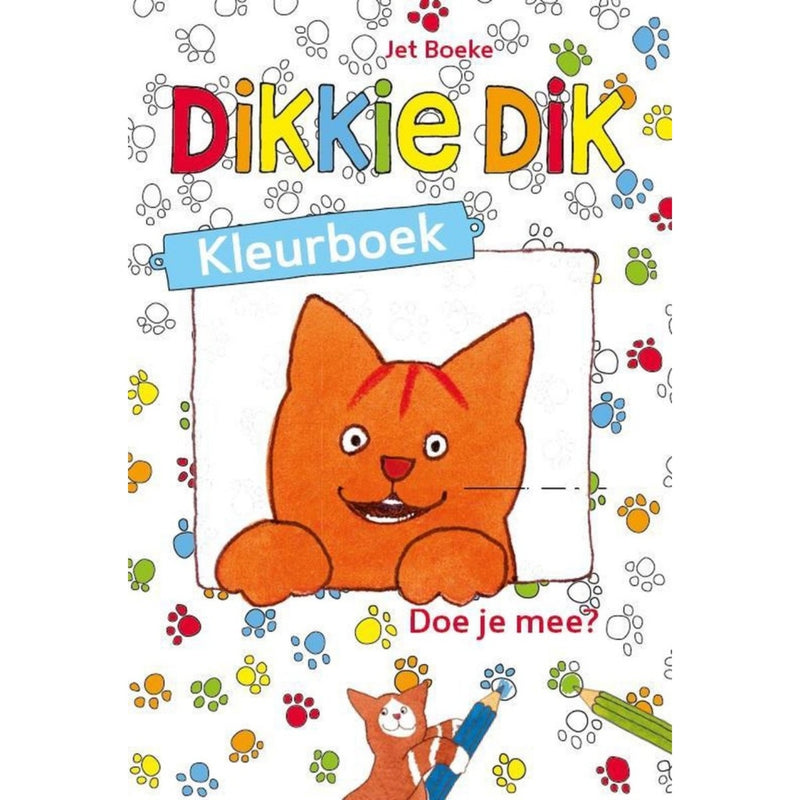 Laad de afbeelding in de Gallery-viewer, Overige Merken Dikke Dik Kleurboek
