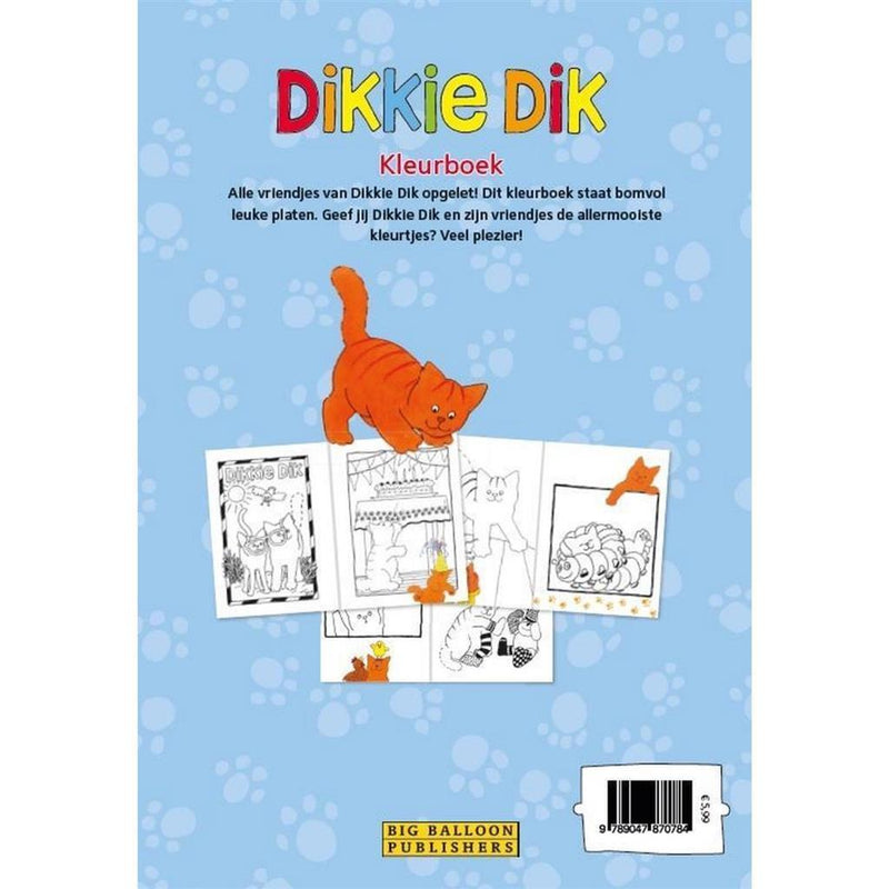 Laad de afbeelding in de Gallery-viewer, Overige Merken Dikke Dik Kleurboek
