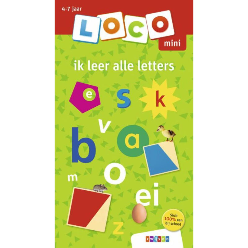 Laad de afbeelding in de Gallery-viewer, Zwijsen Mini Loco Oefenboekje Ik Leer Alle Letters
